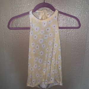 Mudd halter tie neck tank top (small)